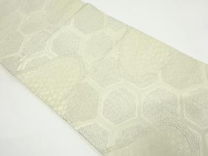 アンティーク　小花に松亀甲模様織り出し袋帯（材料）